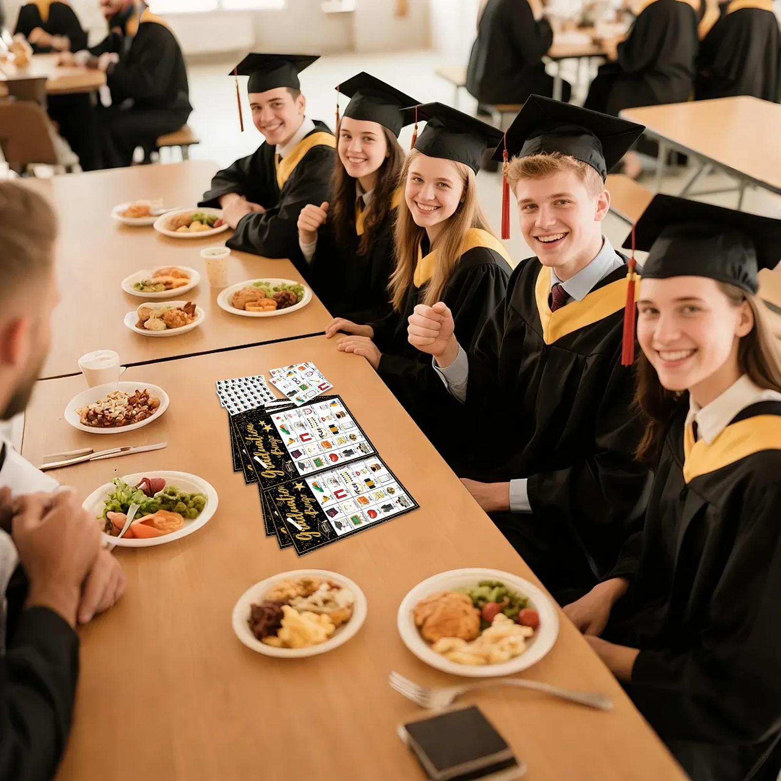Party Games College - Permainan Bingo Wisuda 24 Pemain Perlengkapan