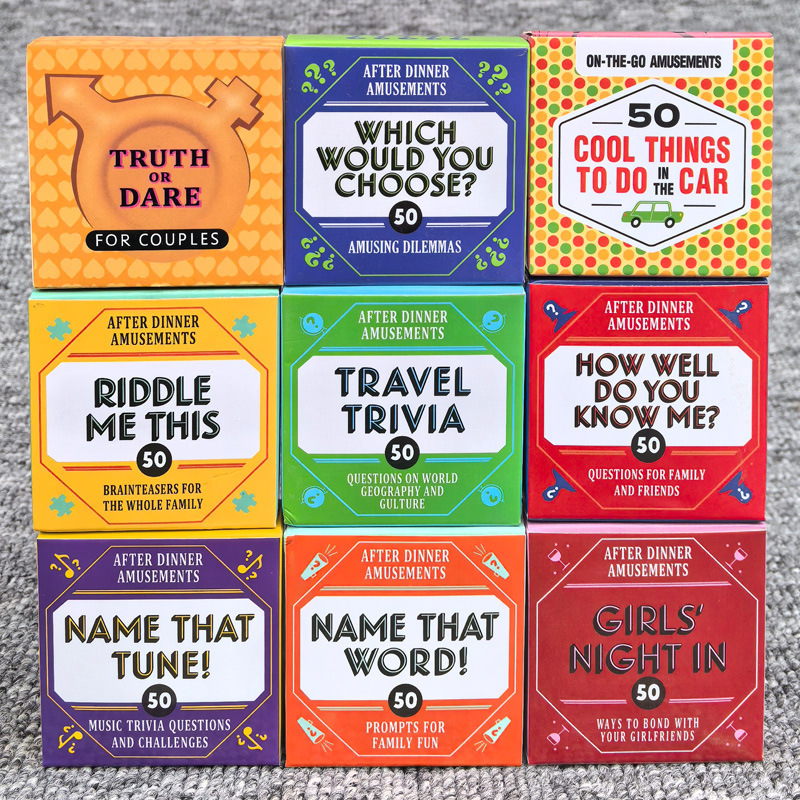 Party Family Games - 50 Buah Kartu Hiburan Setelah Makan