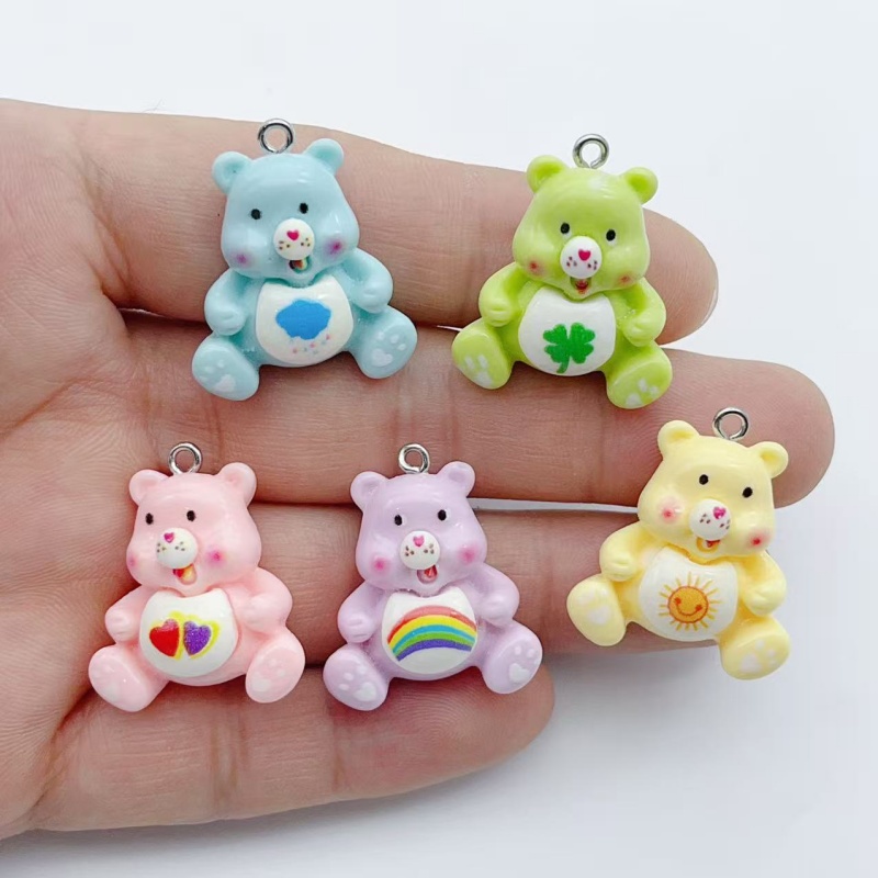 Party Games Ideas - 10 buah liontin pesona hewan kartun
