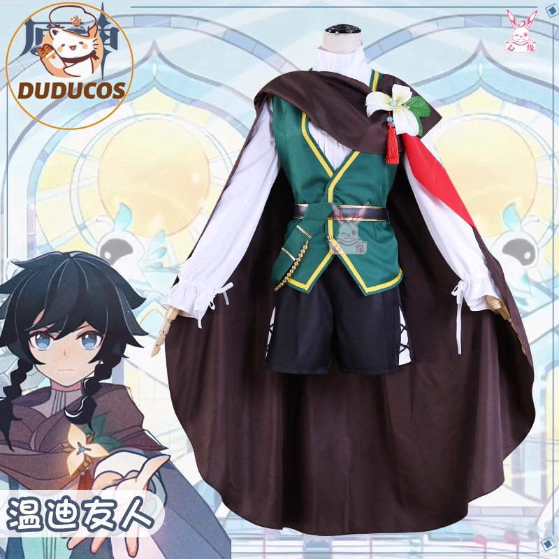 Play Friends Party Games - DUDU kostum Cosplay permainan GenshinImpact teman