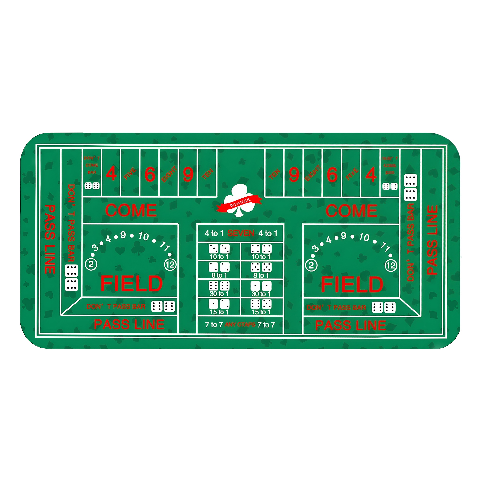 Party Games Entertainer - 120x60cm/180x90cm Desain Khusus Alas Meja Permainan