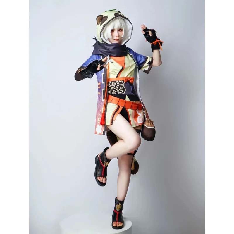 Zelda Party Games - Kostum Cosplay Genshin Impact Sayu Wig