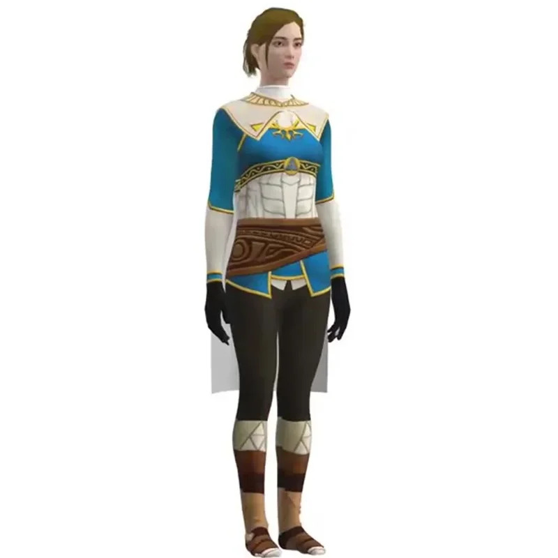Zelda Party Games - Kostum Cosplay Jumpsuit Anak-anak Anime Heroes