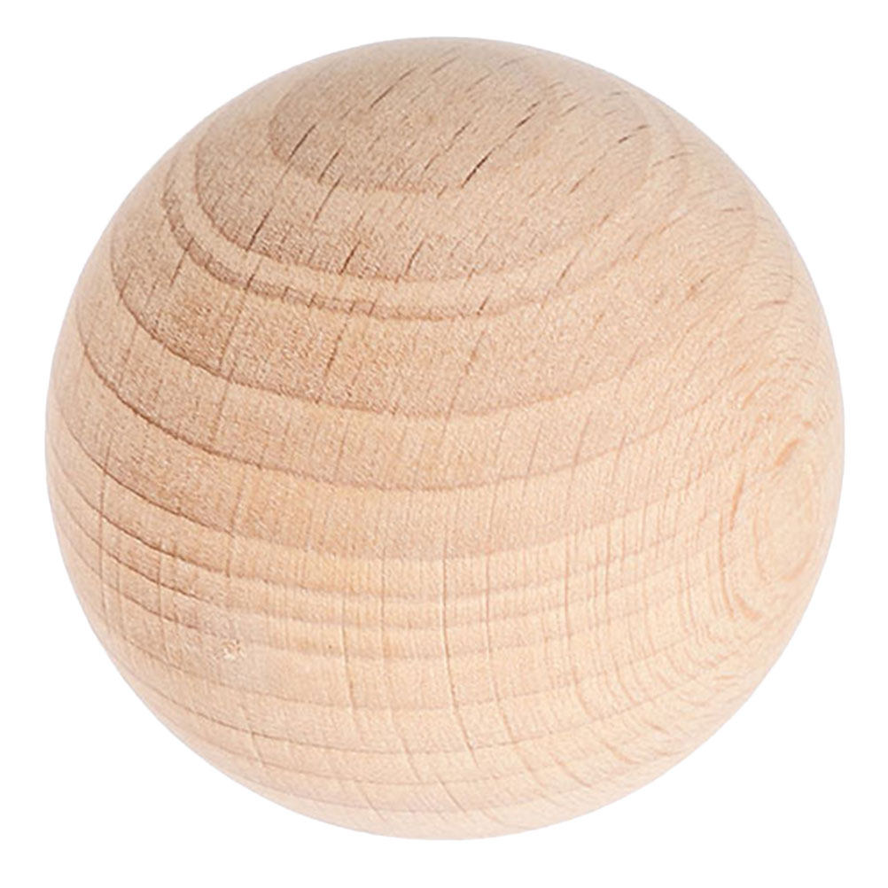 Party Family Games - Bola Kroket Kayu Solid 7.5cm Belum