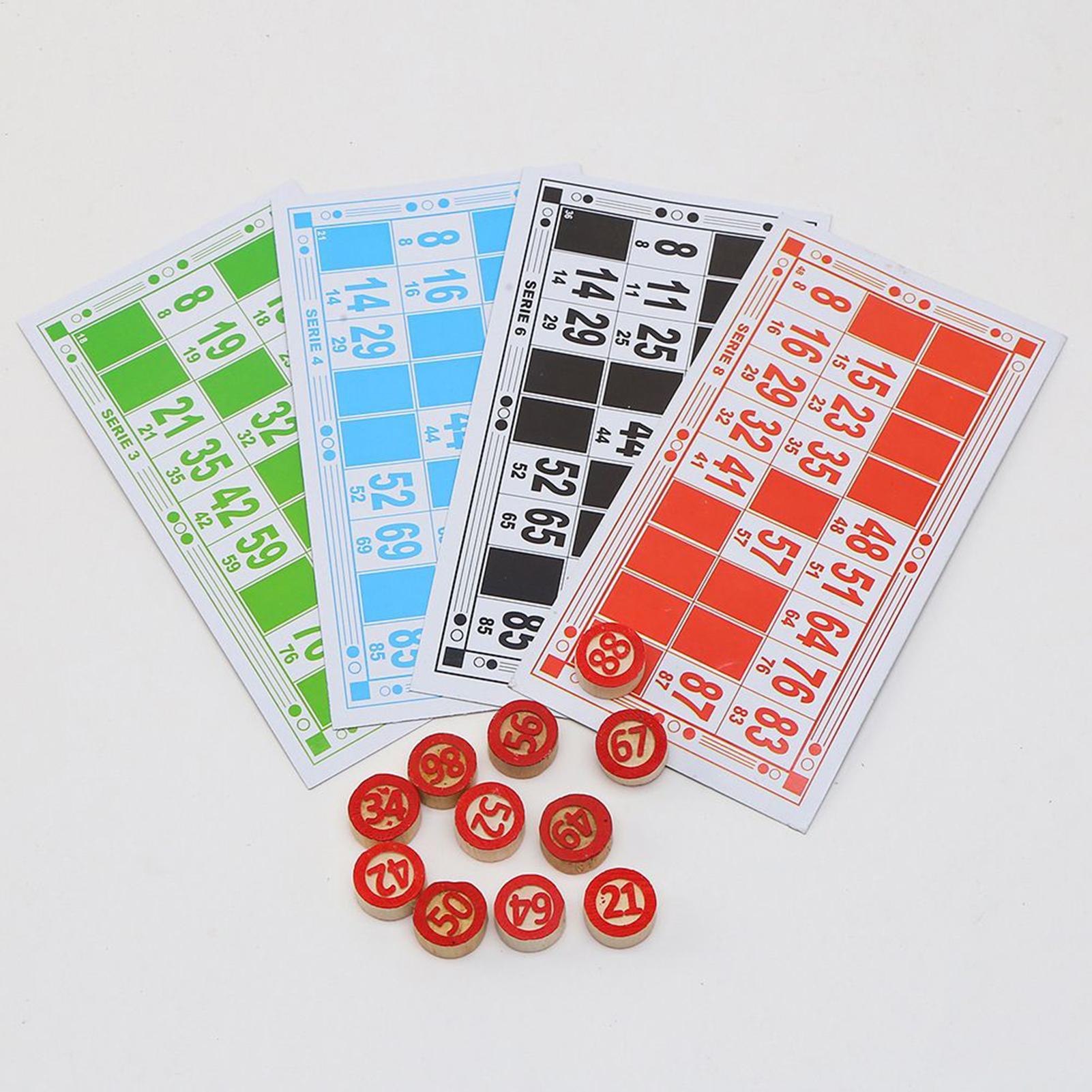 Play Friends Party Games - Permainan Kartu Bingo Kayu Mainan Edukasi