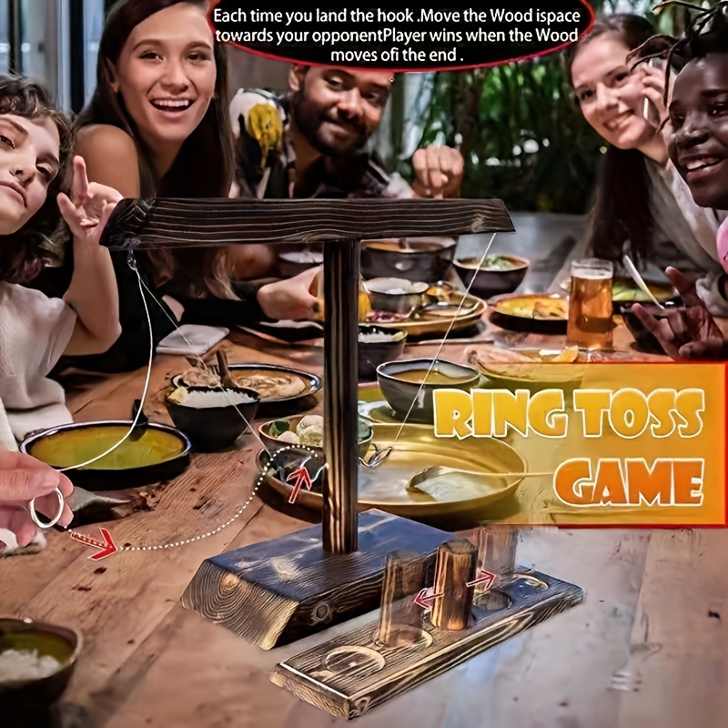Party Games Easy - Set Permainan Lempar Lingkaran Kayu Ultimate
