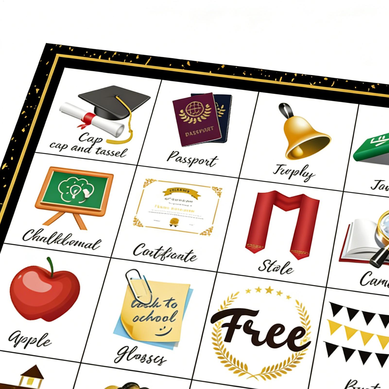 Kartu Permainan Bingo Wisuda u - Party Games College ulasan dan harga