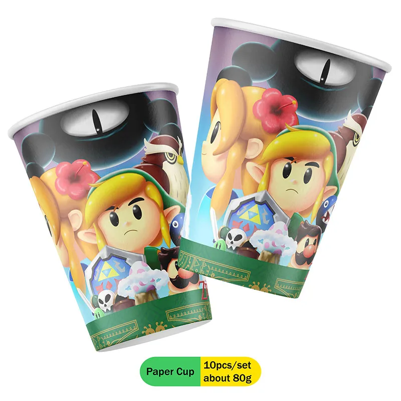 Peralatan makan sekali pakai p - Zelda Party Games ulasan dan harga