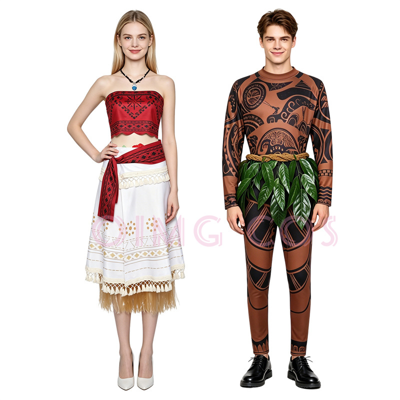 Moana Maui ‌ i Kostum Cosplay  - Party Games Carnival ulasan dan harga