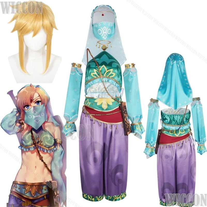Kostum Cosplay Permainan Gaun  - Zelda Party Games ulasan dan harga