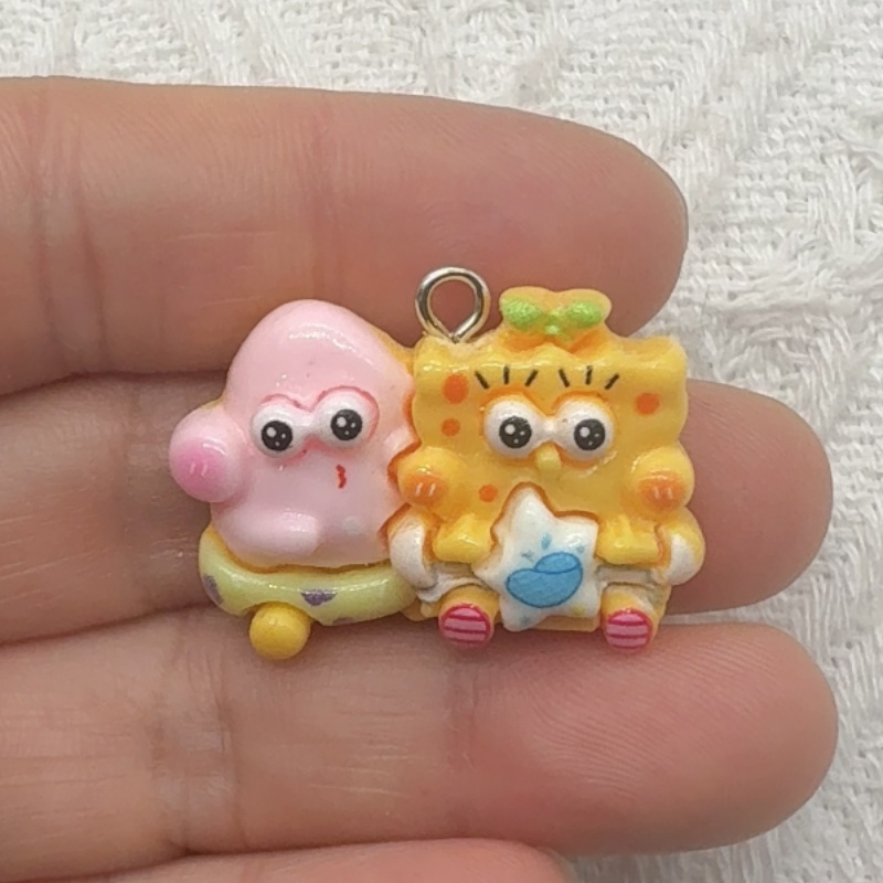 10 buah liontin resin kartun,  - Party Games Ideas ulasan dan harga