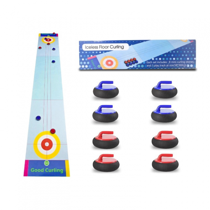 Set Permainan Curling Dalam Ru - Party Family Games ulasan dan harga